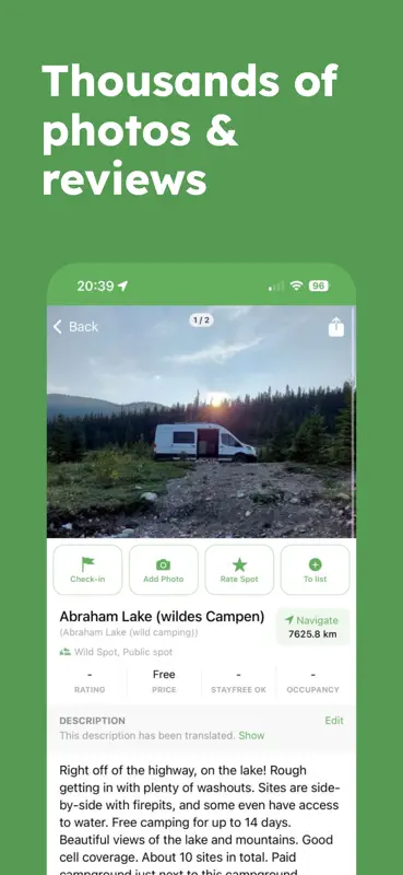 StayFree: Vanlife & Motorhome screenshot 3 of 10