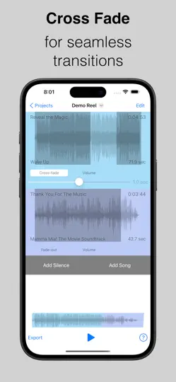Captura de pantalla de Music Stitcher en iPhone 2