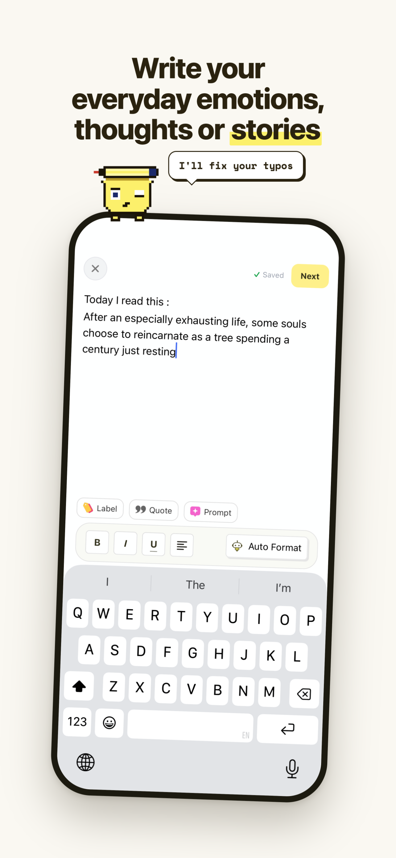 Ithaka: Writing & Reading App screenshot 3