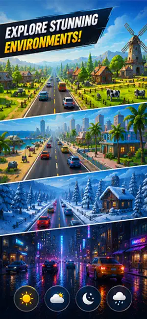 Traffic Master Car Drive Games screenshot 4