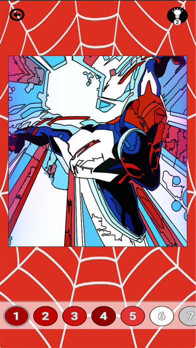 Spider Hero Man coloring super Screenshot