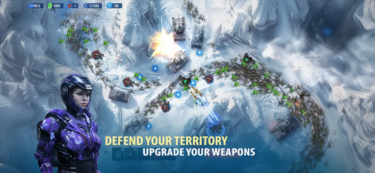 Defense Legend 5 Pro Hack screenshot 2 - game app interface