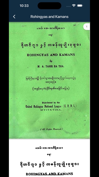 Rohingya Books