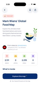 Pinly: Maps, curated by people screenshot