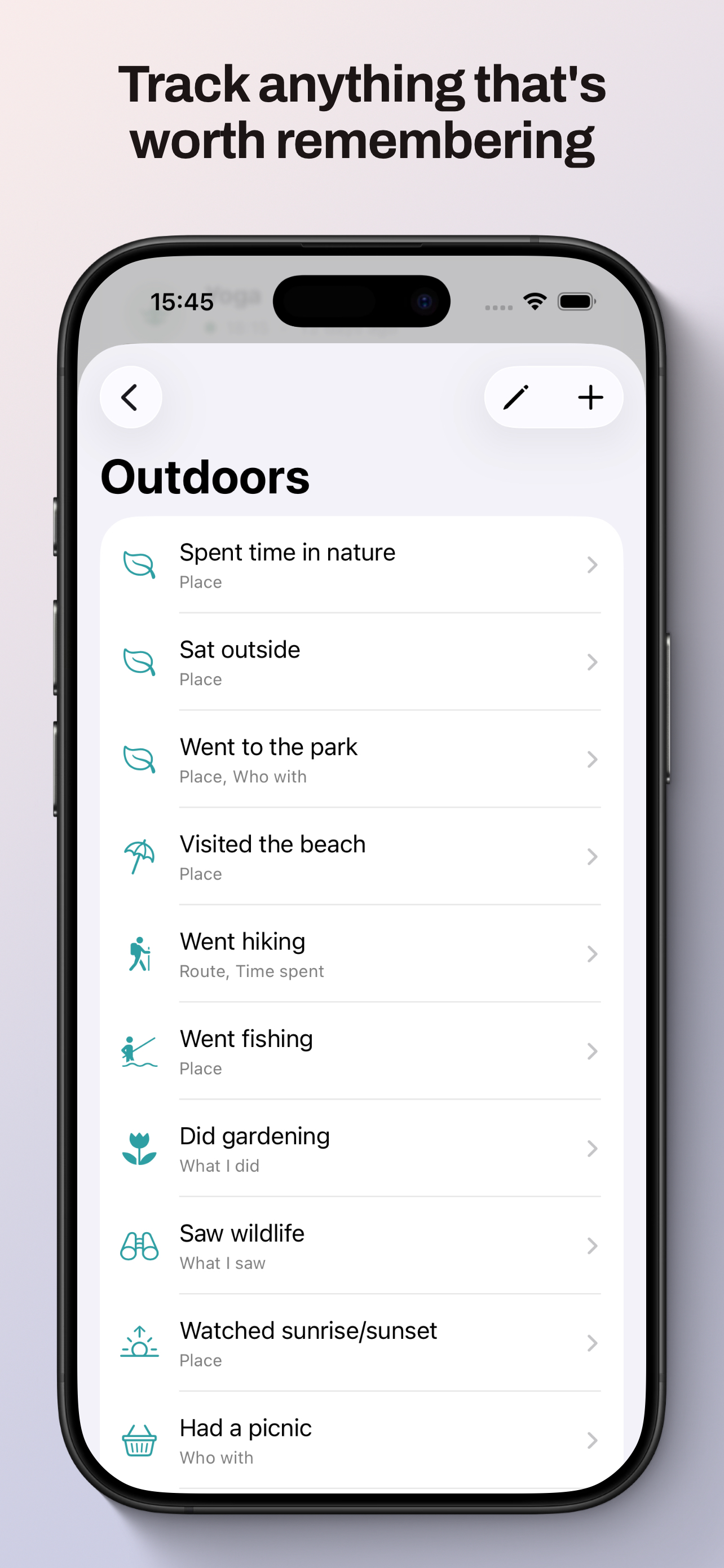 Memstone – Track What Matters screenshot 4