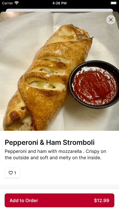 La Famiglia Pizza & Pasta iPhone screenshot 3 - Food & Drink app