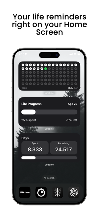 Lifetime: Life Progress Screenshot 3 of 5