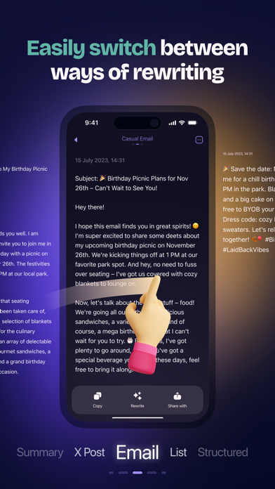 Letterly: AI Voice Note Taker Screenshot