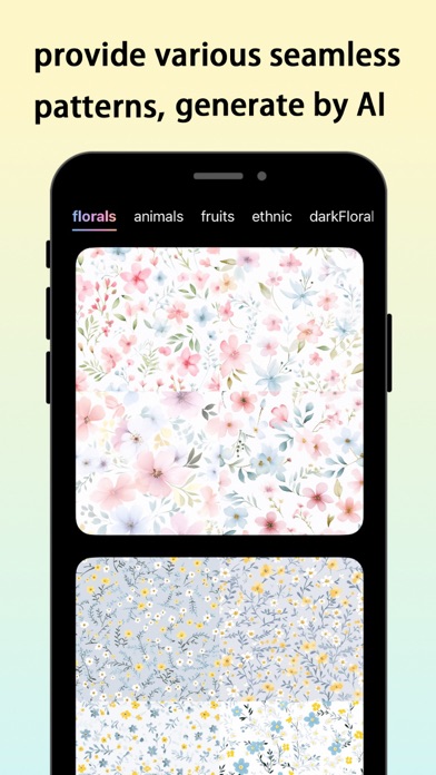 Screenshot #1 pour FloralTile -AI flower seamless