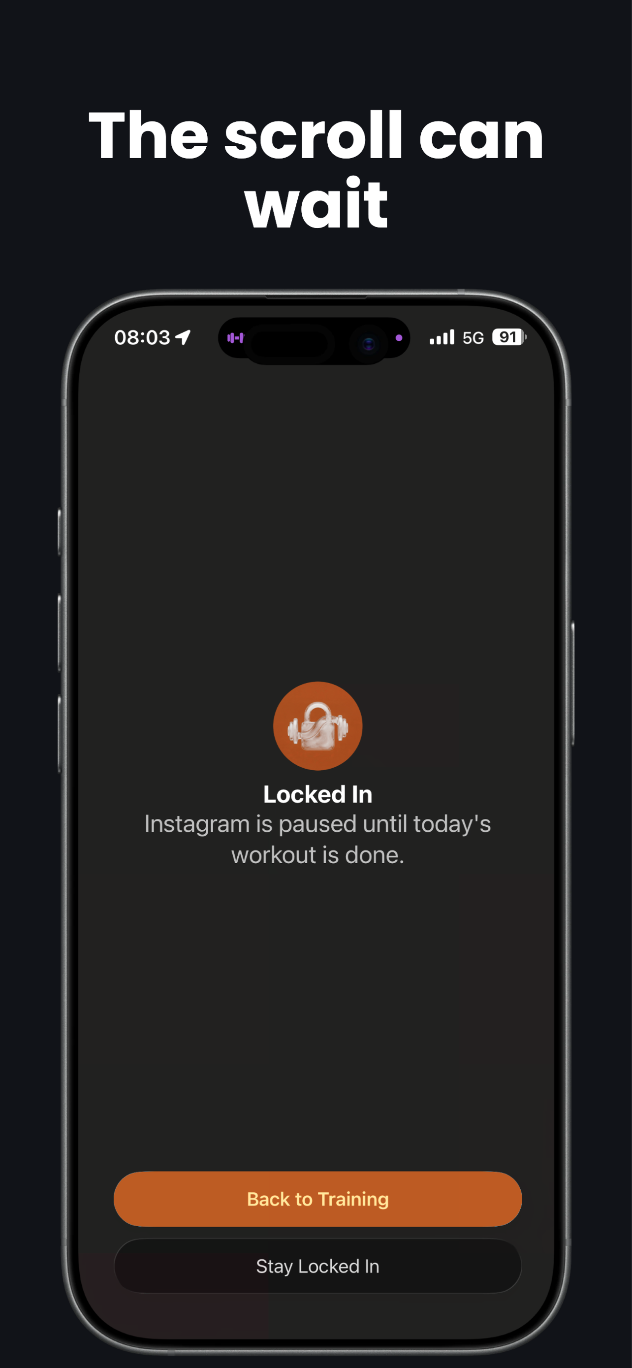 GymLock: Focus & Train. screenshot 4
