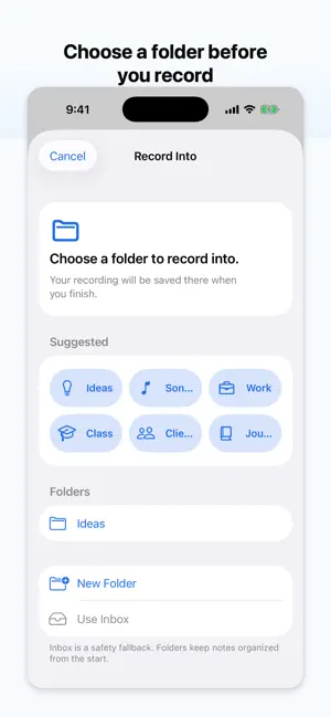Private Voice Notes screenshot 1