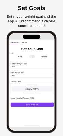 CaptureCal – Log Calories Fast Screenshot 4 of 5