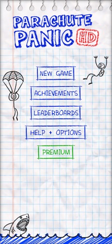 Parachute Panic iPhone screenshot