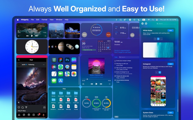 MacWidget - Desktop Widgets screenshot 3