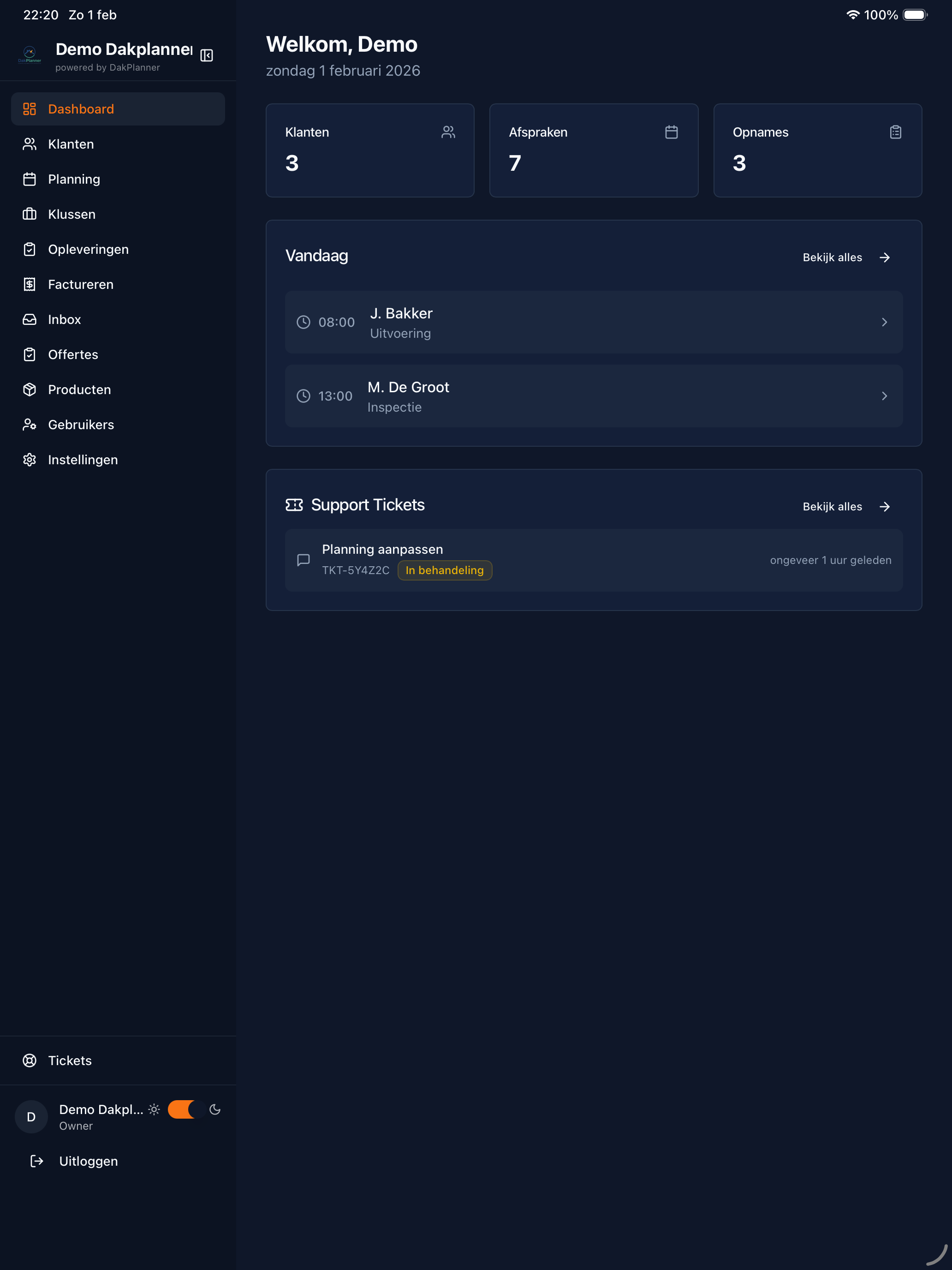 DakPlanner