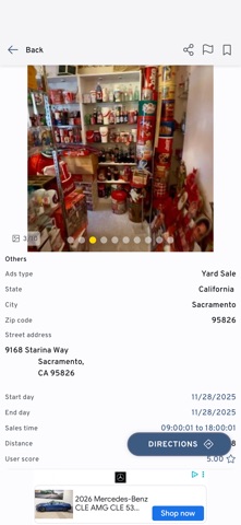 Yard_Sale_Finder iPhone screenshot