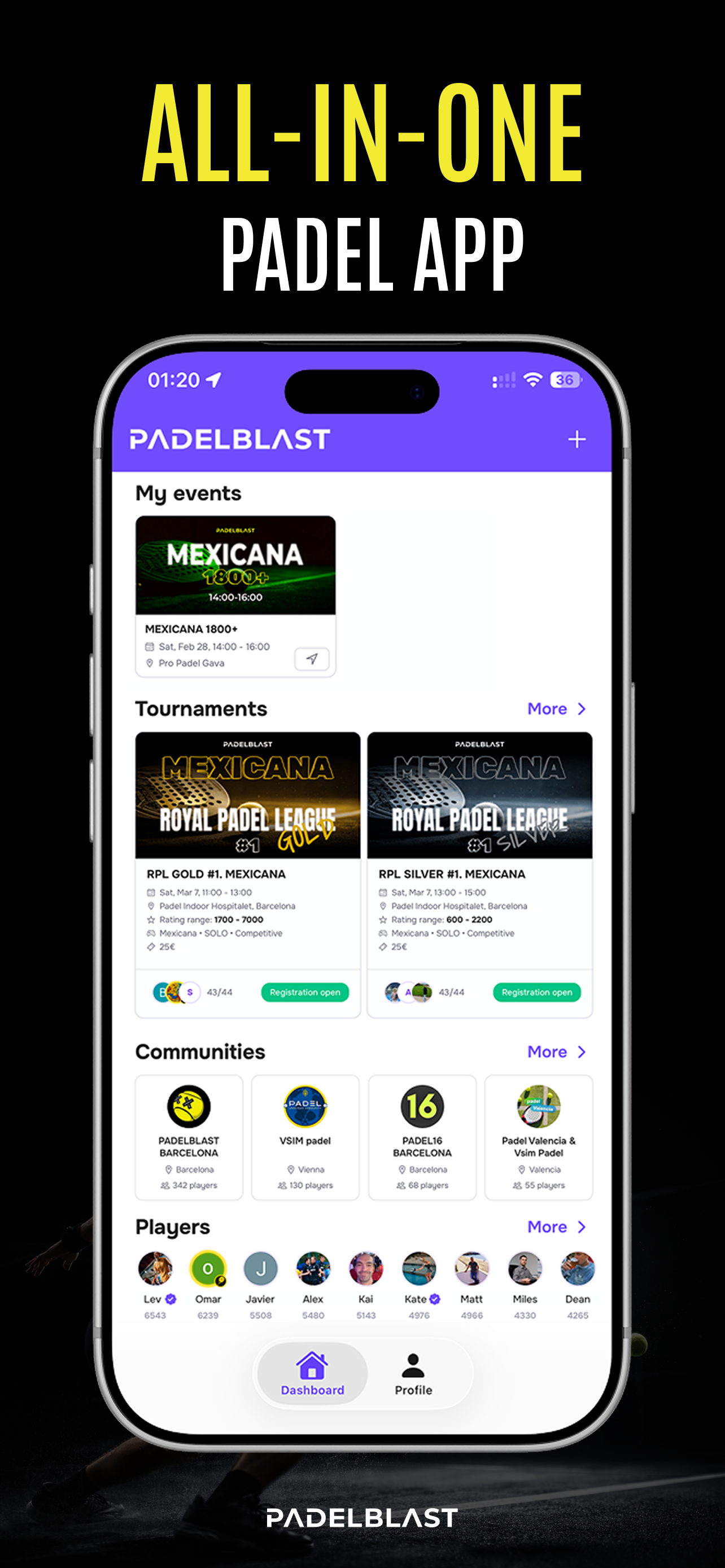 PADELBLAST - Padel tournaments