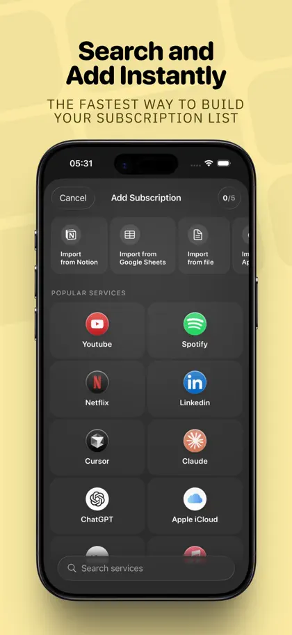 Captura 4 de 6 de Subscription Day. Calendar