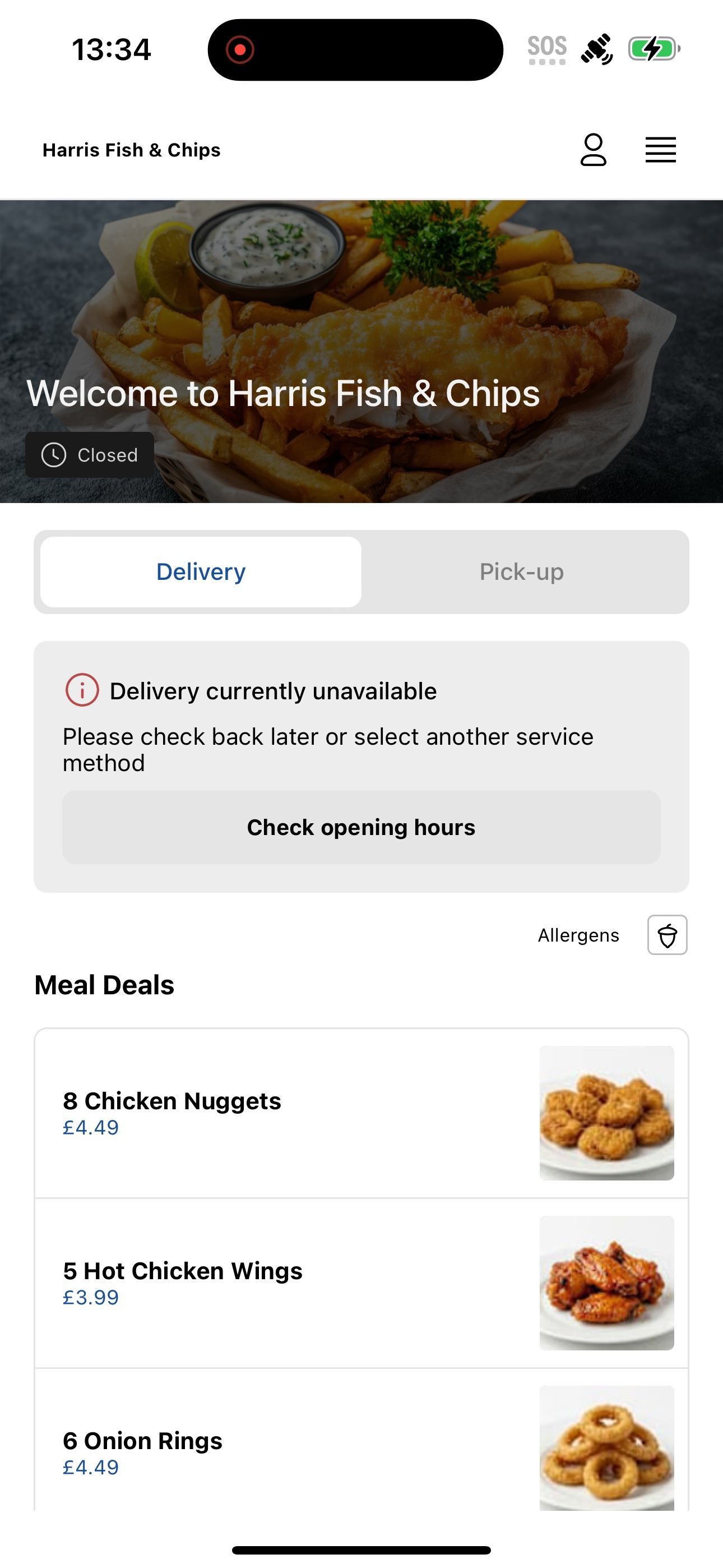 Screenshot 3 of Harris Fish & Chips