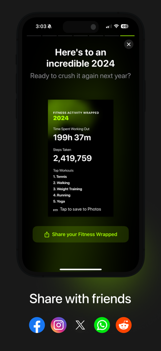 Fitness Wrapped Screenshot 2 of 9