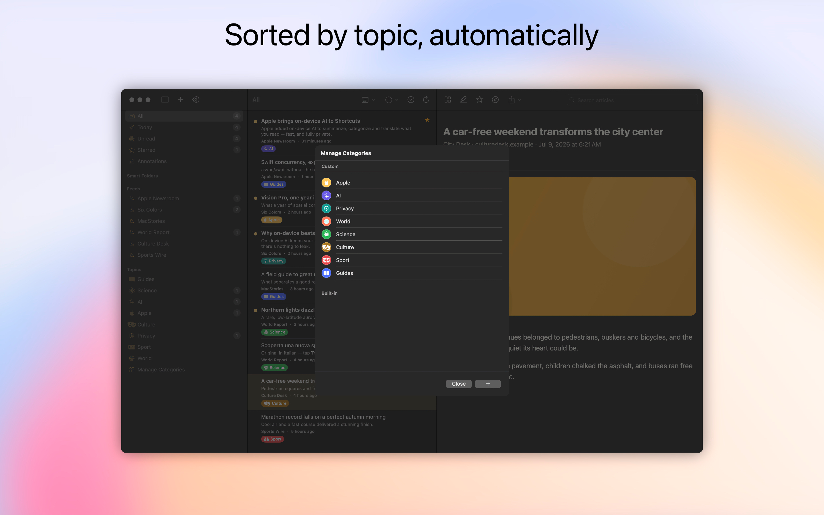 FeedMuse - RSS News Reader screenshot 19