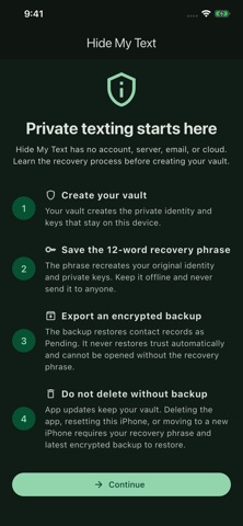 Hide My Text: Encrypt & Share Screenshot 2 of 10
