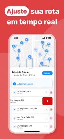 Multi-Stop Route XK Planner iPhone screenshot 4