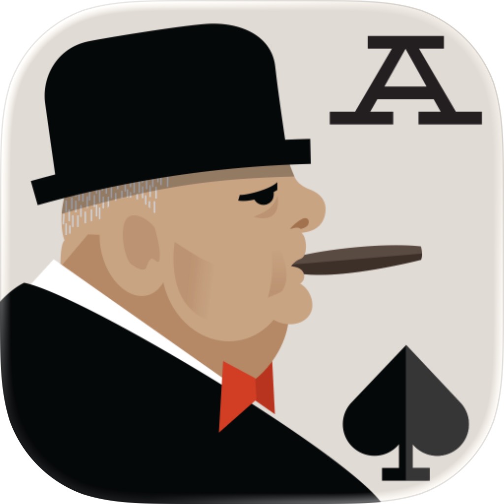 Apple App Store cover for Churchill Solitaire