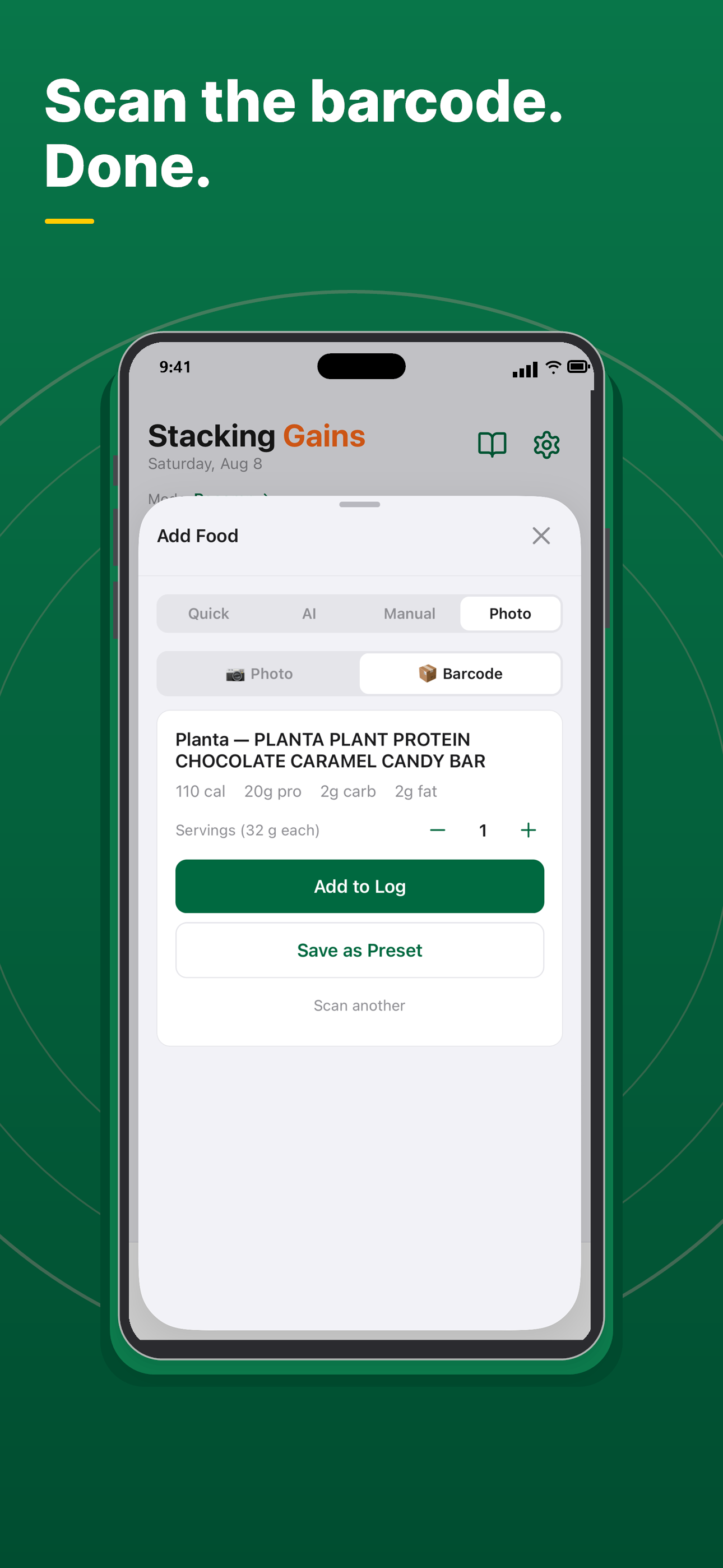 Stacking Gains: Macro Tracker screenshot 5