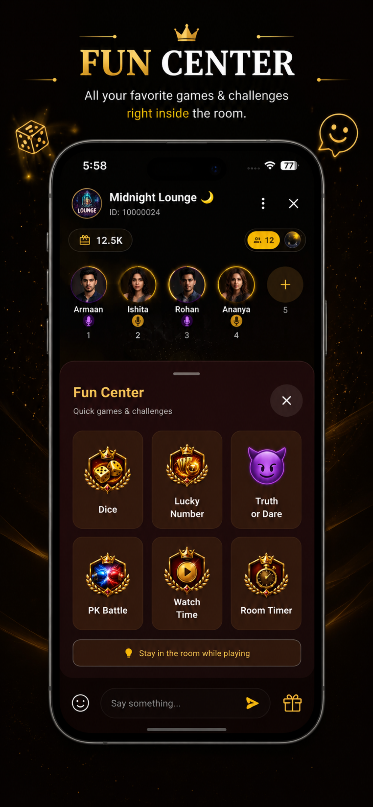 DUBLUV - Live Voice Chatroom