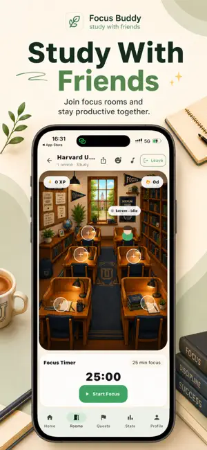 Focus Buddy - Study Together screenshot 1
