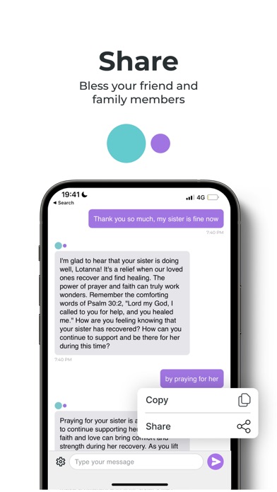 Bible Buddy - Chat about Faith Screenshot