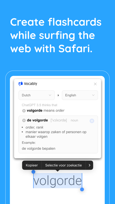 Screenshot #2 pour Vocably: Language Flashcards