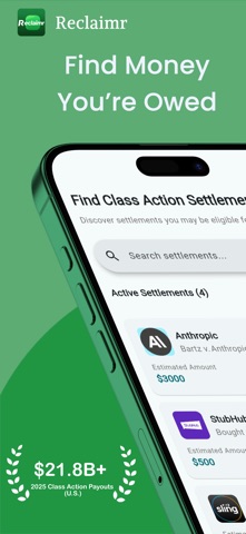 Reclaimr: Class Action Screenshot 1 of 6