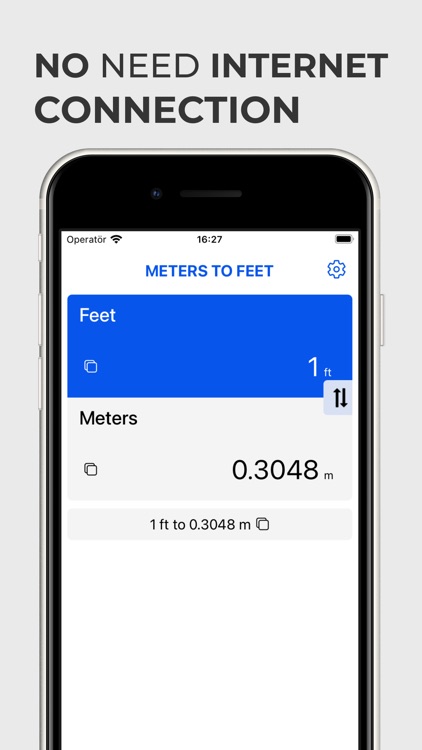 Meters to Feet - ft to m