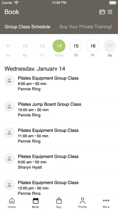 713 Pilates screenshot