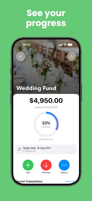 Savings Goal screenshot 2