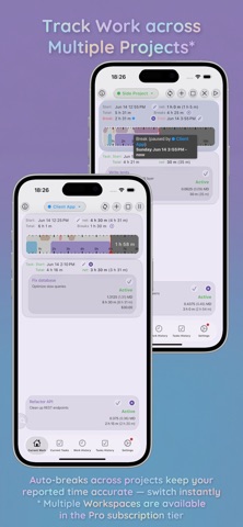 Work Tracker: Hours & ManDays iPhone screenshot