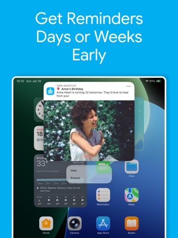 hip: Birthday Reminder App iPad screenshot
