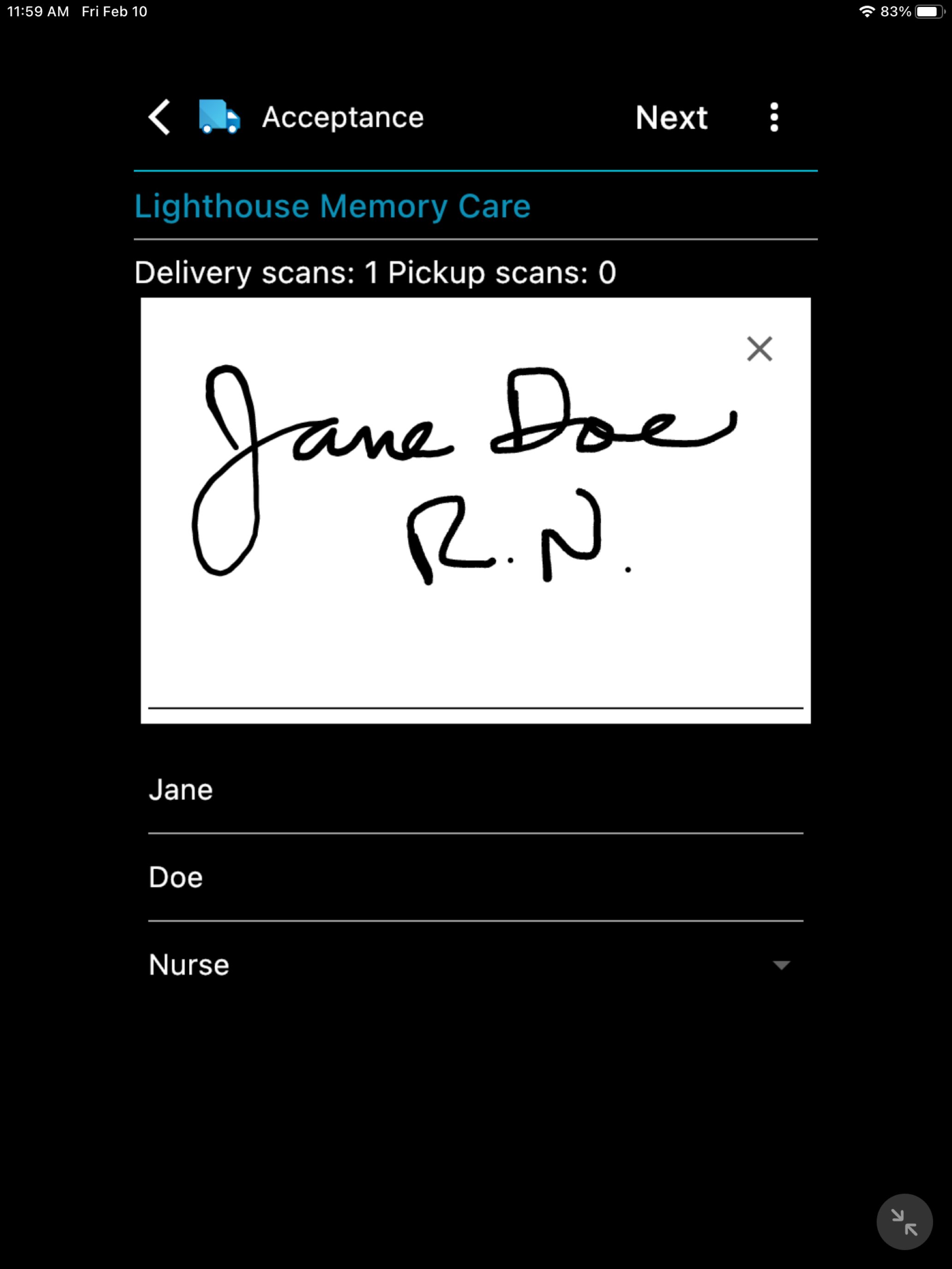 DeliveryTrack® screenshot 11