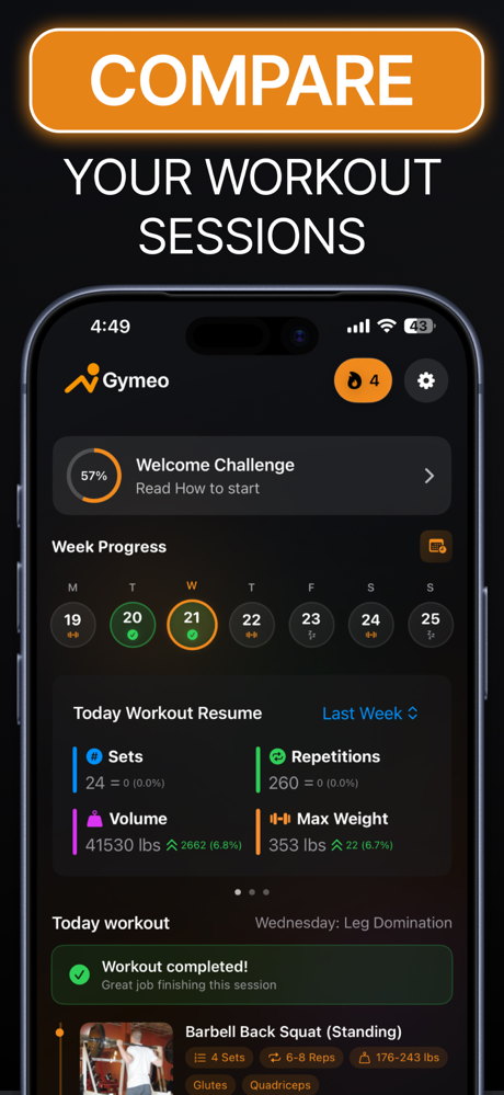 Gymeo - Scan & Workout Tracker screenshot 6