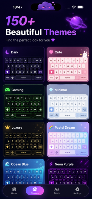 Custom Keyboard Themes Screenshot 2 of 6