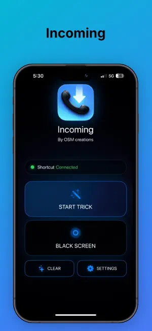 Incoming - Call Trick screenshot 1