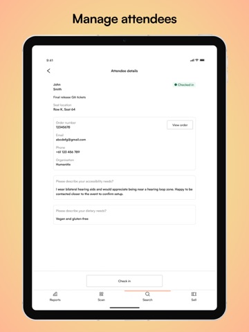 Humanitix for Hosts iPad screenshot 6