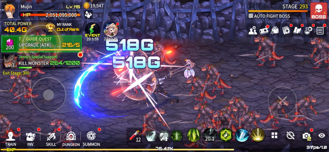 Battle Ranker in Another World Hack screenshot 5 - iOS game interface
