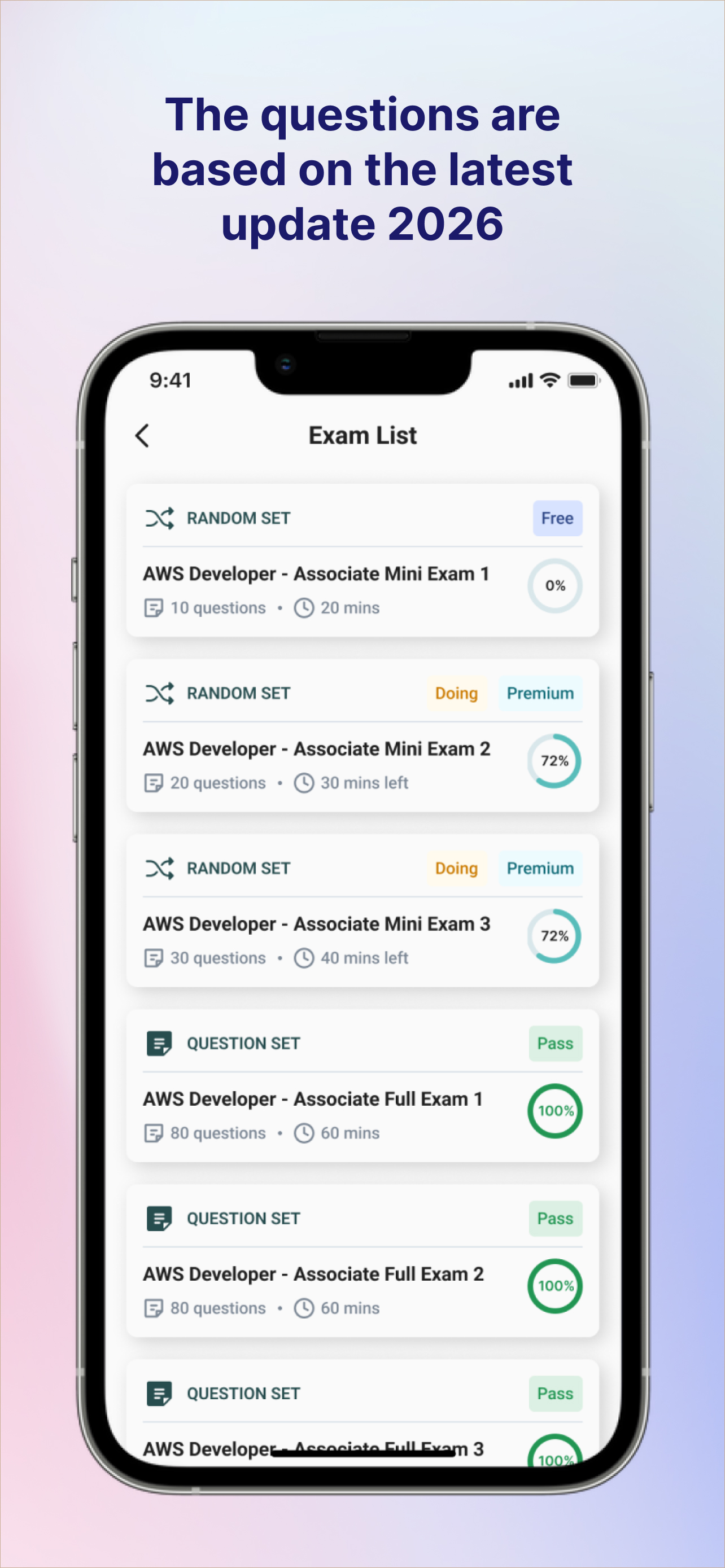 AWS Developer Exam Simulator screenshot 3