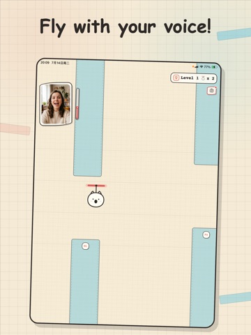 Pitch Cat - Voice Runner iPad screenshot