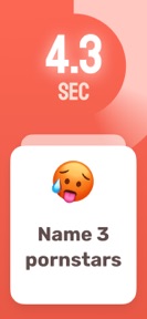 5 sec to name 3 things game screenshot
