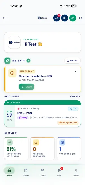 Clubero screenshot 3