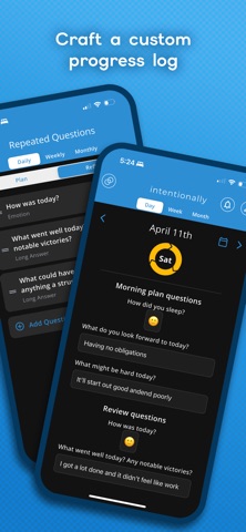 Intentionally: Purpose Planner iPhone screenshot